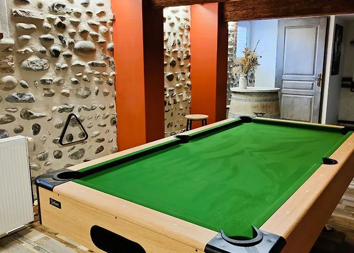 度假居 Garona 6 Pers Avec Billard Proche Pyrenees